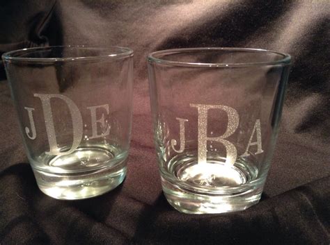 Custom Laser Engraved Whiskey Glasses