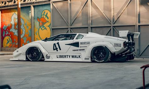 Liberty Walk Lamborghini Countach Debuts in Japan - Double Apex