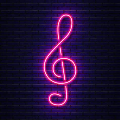 Neon Music Note Stock Photos, Pictures & Royalty-Free Images - iStock