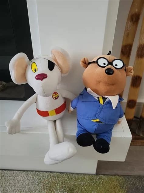 GOLDEN BEARS DANGER Mouse & Penfold Soft Plush Toys 2001 X 2 £19.99 - PicClick UK