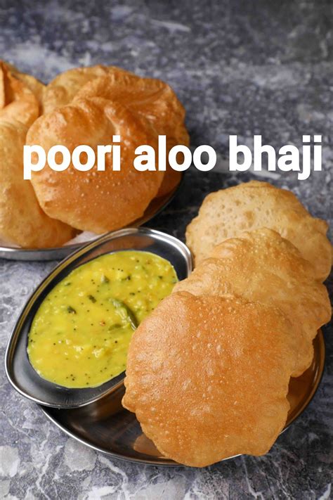 poori recipe | puri bhaji recipe | puri recipe | poori aloo bhaji | poori baji