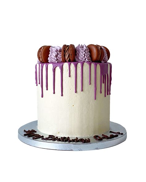 Eve's Classic Purple Drip Cake - Eve's Cakes