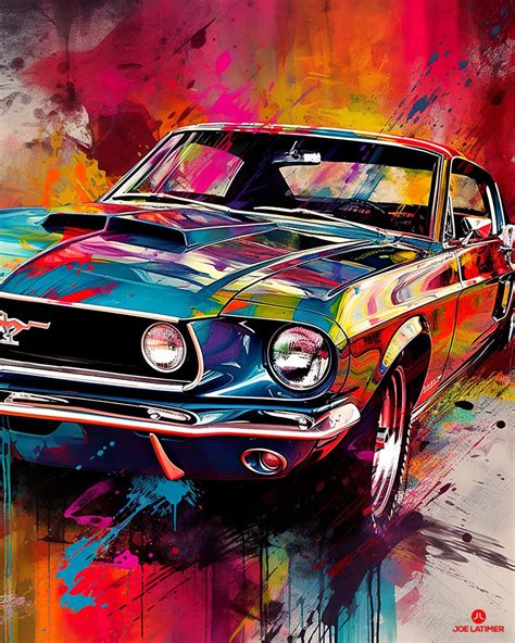 Mustang Poster - Joe Latimer | A Creative Digital Media Artist | Winter Park, FL