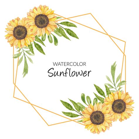 Watercolor Sunflower Vector Art, Icons, and Graphics for Free Download