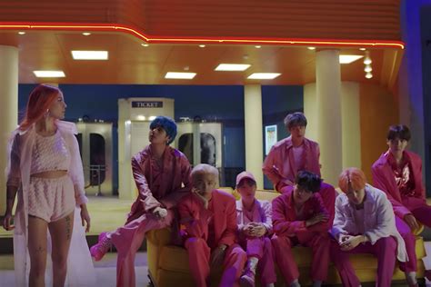 BTS and Halsey Preview Collaborative Single 'Boy With Luv'