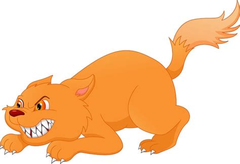 Premium Vector | Angry cat cartoon