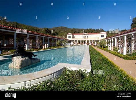 The Getty Villa Museum Malibu California Stock Photo - Alamy