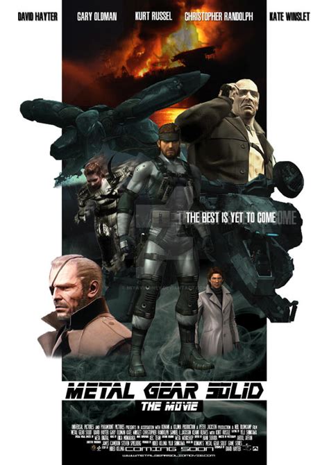 Metal Gear Solid Movie Poster by miyavihoney on DeviantArt