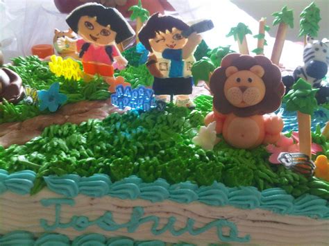 Dora and Diego..birthday cake | Birthday, Birthday cake, Merry