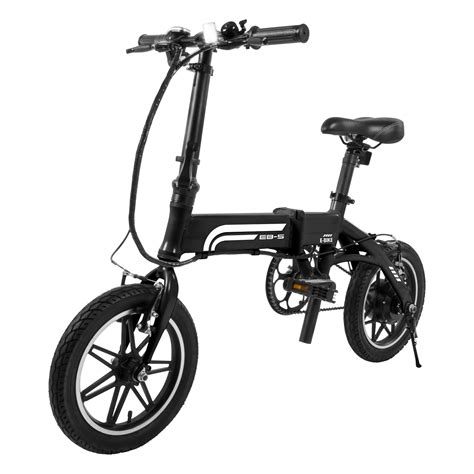 Swagtron Swagcycle EB-5 Lightweight, Aluminum Folding E-bike- Black | Walmart Canada