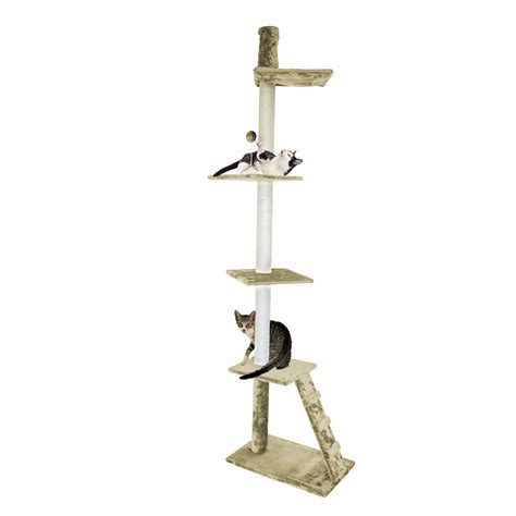 FurHaven Pet Cat Tree | Tiger Tough Cat Tree House Furniture for Cats & Kittens, Ladder ...