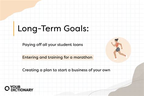 Long-Term Goals | Examples and Lasting Tips | YourDictionary