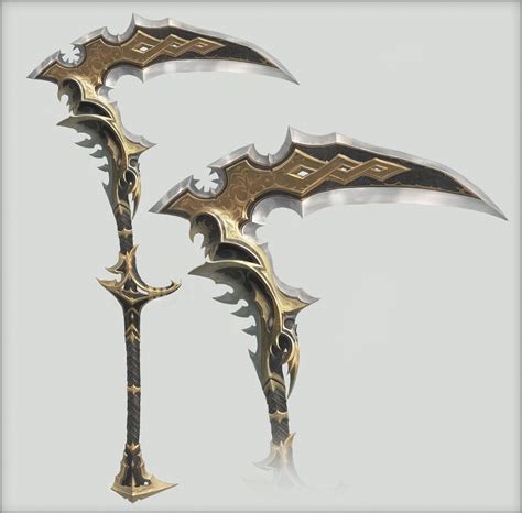 Get Unique Fantasy Weapon Concept Art - Sinobhishur