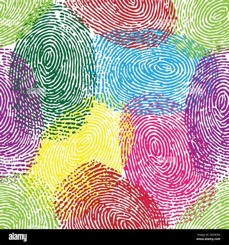 Fingerprint colour seamless background Stock Vector Image & Art - Alamy