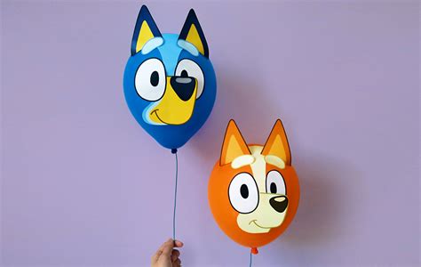 Make Your Own Bluey And Bingo Balloons At Home