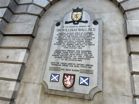 The William Wallace Memorial In Smithfield, London | Londonist