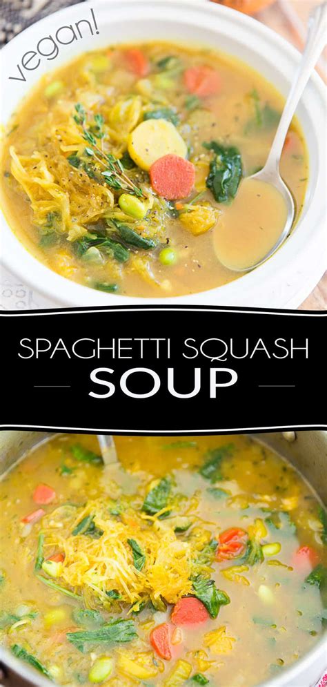 Comforting Spaghetti Squash Soup • The Healthy Foodie