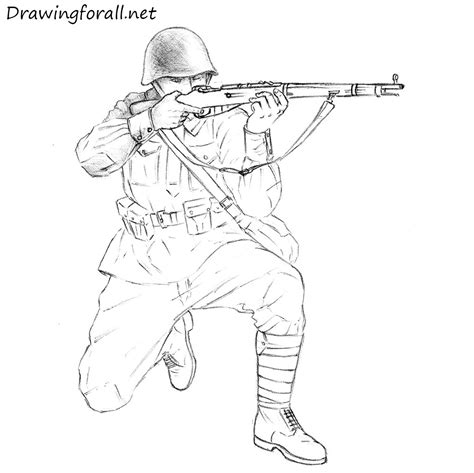 Army Soldiers Drawing at GetDrawings | Free download