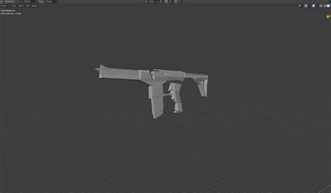 Low poly gun Free 3D Model - .obj - Free3D