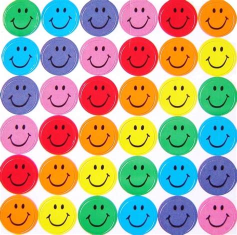 Smiley Face Stickers Children's Stationery Stickers Smiley