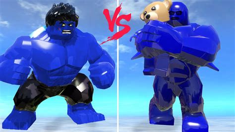 BLUE HULK TRANSFORMATION VS BLUE ABOMINATION - LEGO MARVEL Super Heroes Epic Battle - YouTube