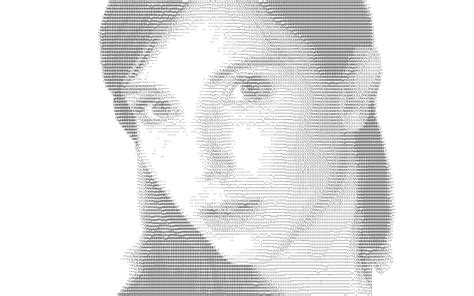 l’art du portrait ASCII from http://www.fotopedia.com/items/flickr-44326118 - ASCII ART Photo ...