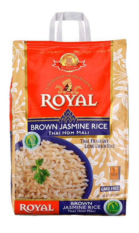 Brown Jasmine Thai Hom Mali Rice : Authentic Royal®