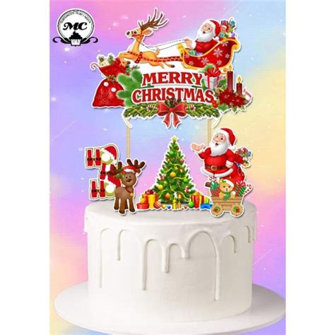 Christmas cake topper | Shopee Philippines