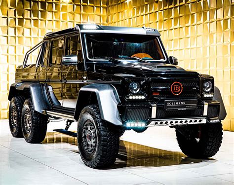 Brabus Mercedes-Benz G63 AMG 6×6 Has Twin-Turbocharged V8 Making 700HP - TechEBlog