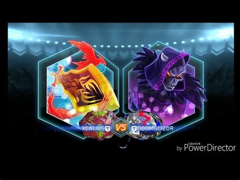 XCALIUS VS DOOMSCIZOR Beyblade Burst App - YouTube