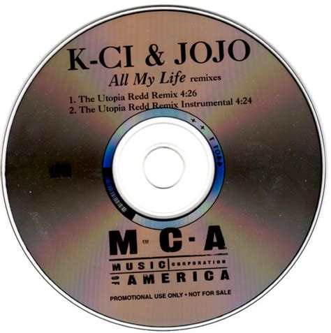 K-Ci & JoJo - All My Life (Remixes) (1997, CD) | Discogs