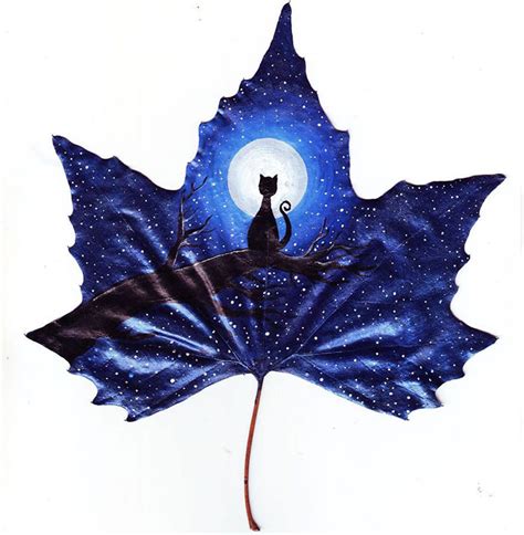 These 33 Gorgeous Leaf Paintings Show That Nature Is Art's Perfect Canvas