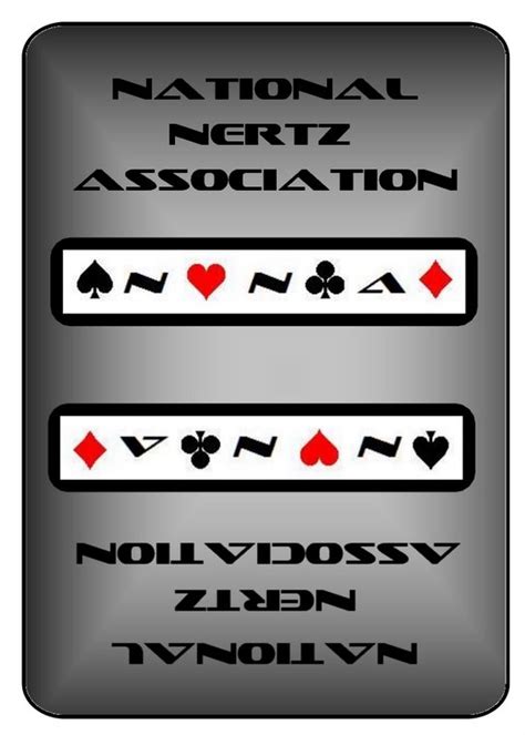 National Nertz Association The Official Site: Nertz Playing Card Decks