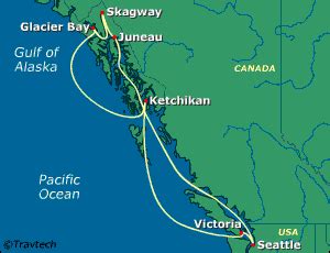 Map Of Alaska Cruise Ship Routes – The World Map