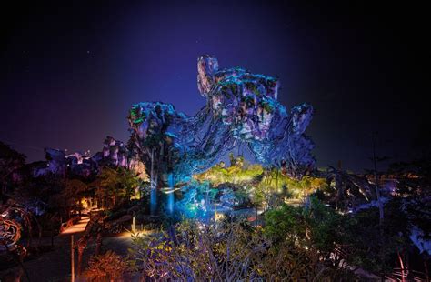 New Nighttime Photos of ‘Pandora – The World of Avatar’ Released | The ...