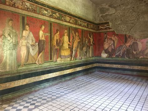 Ancient Roman Murals Pompeii Villa Dei Misteri the Series Of Frescoes Depicted Here are | divyajanan