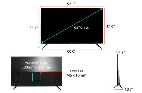 TCL 65" Class 6-Series 4K UHD Dolby Vision HDR Roku Smart TV - 65R617-CA | TCL Canada