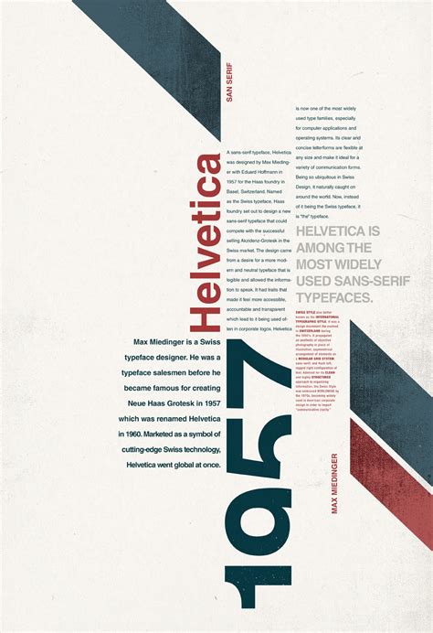 Helvetica Type Poster | Images :: Behance