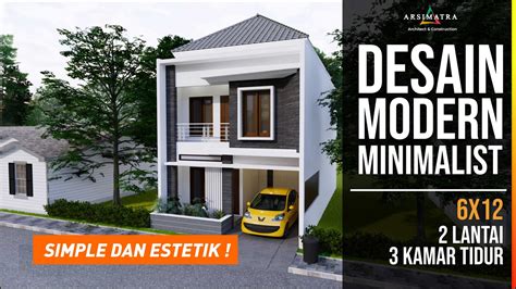 34 Desain rumah minimalis 2 lantai 6x12 dan biayanya | Rumah Desain 2023