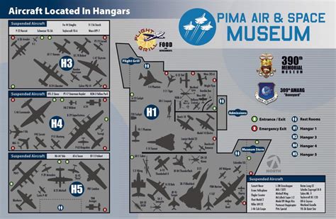 Pima Air Museum Map