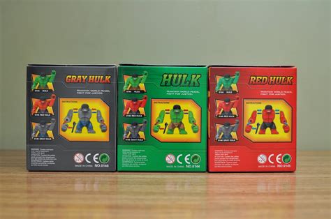 My Brick Store: Lego Hulk - Red Hulk, Grey Hulk, Green Hulk