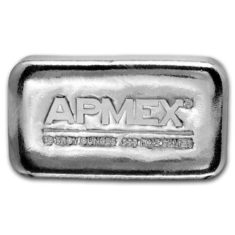 Buy APMEX 10 oz Cast-Poured Silver Bar | APMEX