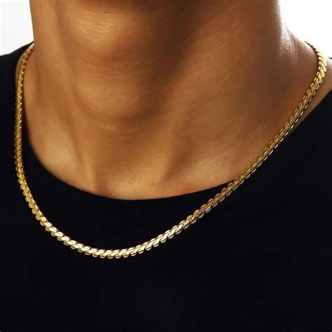 #goldjewelry,goldchainsmen,goldchains,fakegoldchains Mens Gold Chain Necklace, Gold Chain ...