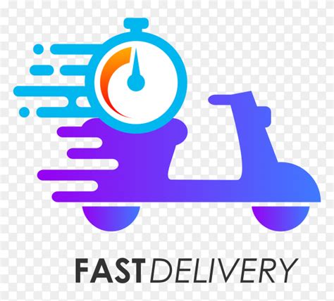 Fast delivery logo design vector PNG - Similar PNG