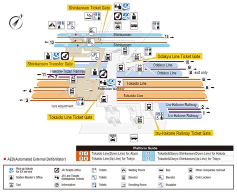 Maps of station layouts | Central Japan Railway Company