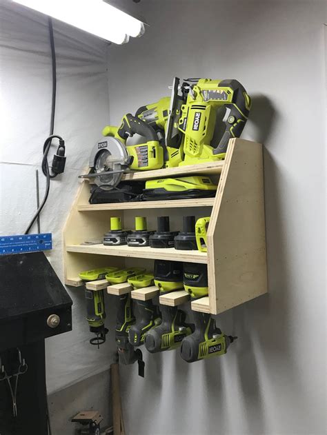 Power Tool Storage Tool rack Tool organizer Tool holder | Etsy | Power tool storage, Garage tool ...