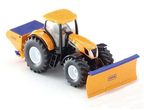 1:50 Yellow SIKU 2940 Diecast New Holland Tractor Snow Plow Toy [NT01T570] : EZTRUCKTOYS.COM