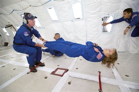 NASA astronaut training in free fall - Stock Image - S510/0155 - Science Photo Library