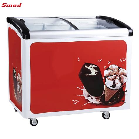 260 Liters Ice Cream Freezer Retro-style Horizontal Freezer For Sale - Buy Ice Cream Display ...