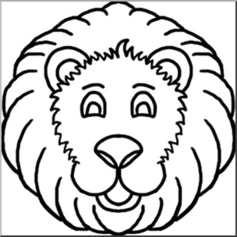 Download High Quality lion clipart black and white face Transparent PNG Images - Art Prim clip ...